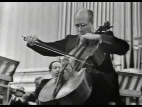Mstislav Rostropovich plays Haydn-Popper Cello Concerto - video 1964 best quality