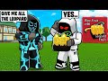 I Said YES To My LITTLE BROTHER For 24 HOURS.. (Blox Fruits)
