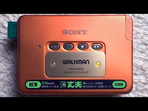 RARE] SONY EX808 Walkman Cassette Player ! Excellent Orange