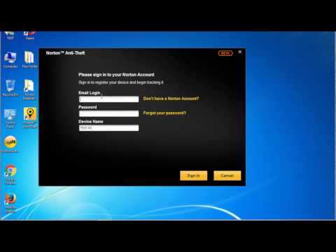 Fix email address or password is incorrect error while uninstalling Norton Anti-Theft Video