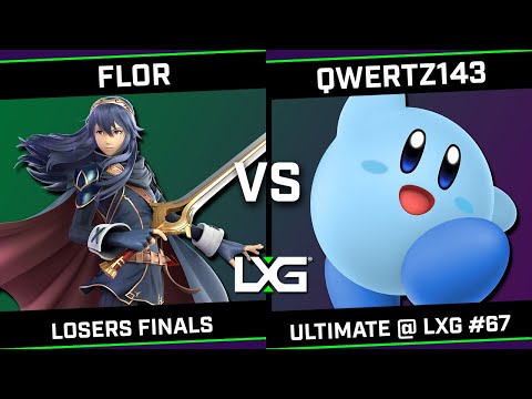 FLOR (Lucina/Min Min) vs qwertz143 (Kirby/Mii Gunner) - Smash Ultimate @ LXG 67 - Losers Finals