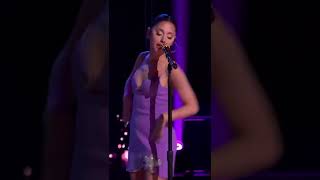 Ariana Grande in lavender color dress #shorts