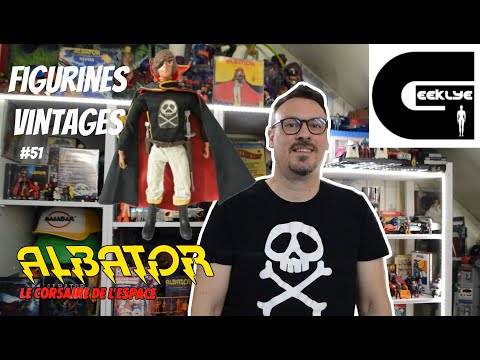 Geeklye Albator le corsaire de l'espace jouet vintage figurine de Leiji Matsumoto Harlock Herlock