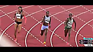 Shericka Jackson 🇯🇲 charged away to win the women's 200m at the #monacodl🇮🇩  in 21.86s.