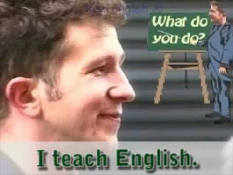 Real English 24a - What's your job? What do you do? For Intermediate students - With Subtitles