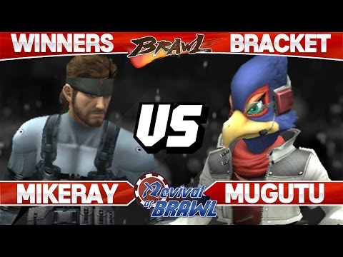 Revival of Brawl - MikeRay (Snake) vs Mugutu (Falco) - SSBB Winners - Smash Brawl