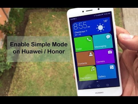 How To Enable Simple Mode In Huawei/Honor Phones....