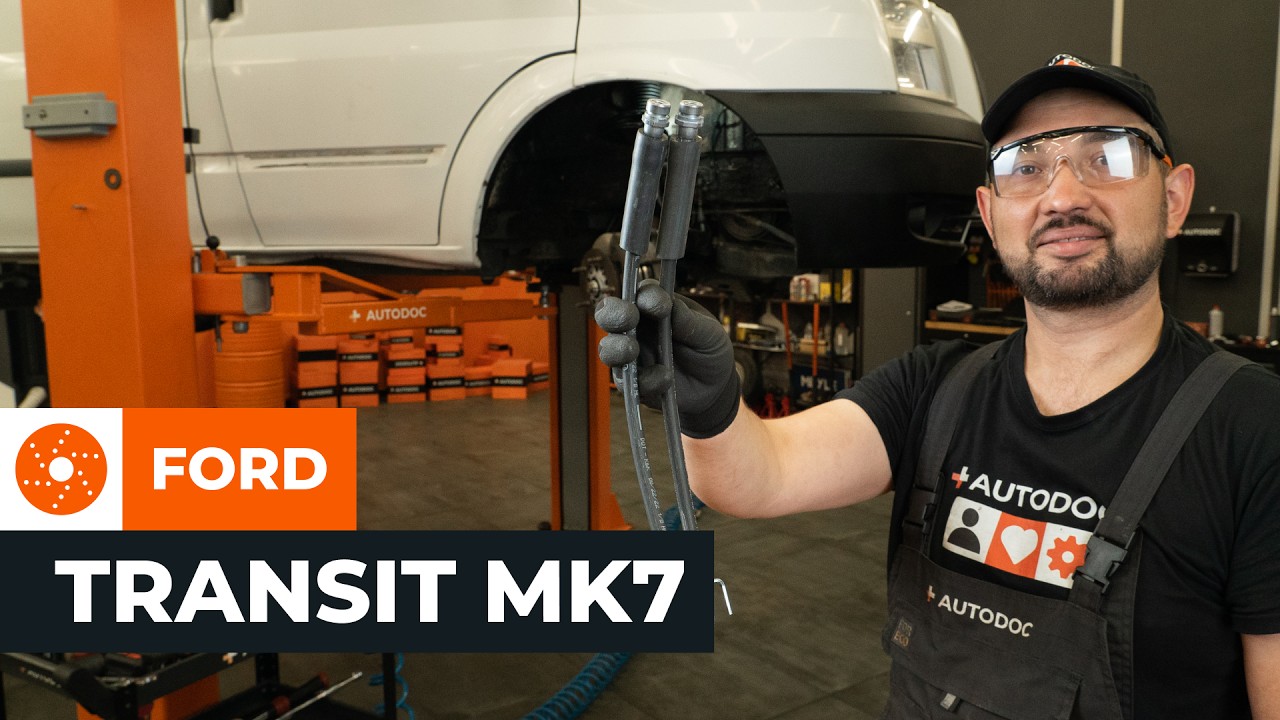 Come cambiare un tubo del freno anteriore su Ford Transit Mk7 van – Guida alla sostituzione