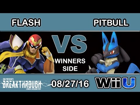 2GG: Breakthrough - Flash (Captain Falcon) Vs. A2 | Pitbull (Lucario) Winners Side - Smash Wii U