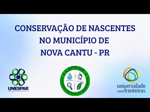 Conservação de Nascentes em Nova Cantu - PR