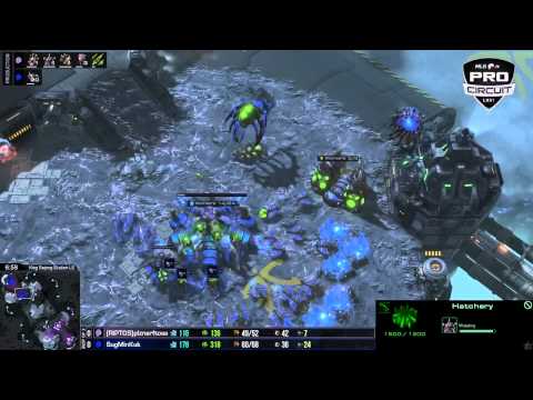 SC2 Semifinal Scarlett vs Miniraser ZvZ Game 1 MLG Anaheim NA Qualifier 3 Starcraft 2