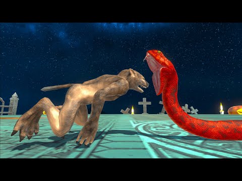 GIANT WEREWOLF VS FANTASY - Animal Revolt Battle Simulator