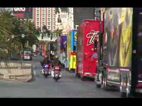 Nascar Haulers Parade Las Vegas Strip 2008