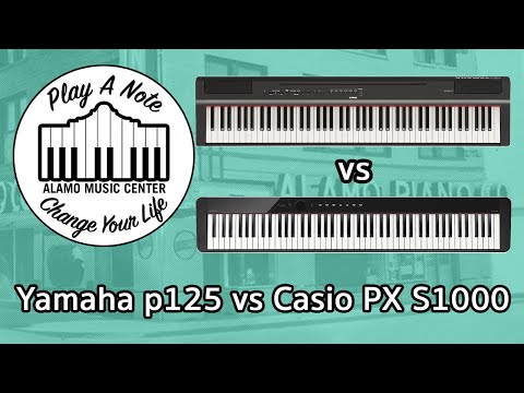 Digital Pianos Under $600 Battle it Out: Yamaha p125 vs Casio PX S1000