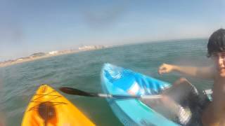 preview picture of video 'Worthing Beach GoPRO 2 Kayak Video'