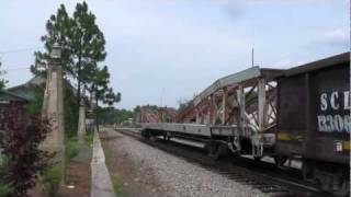 preview picture of video 'CSX & AC&W Sunday in Aberdeen NC'