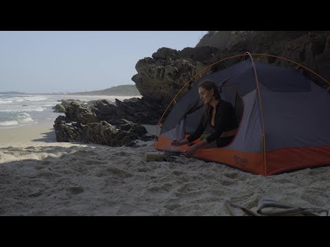 Solo Overnight Camping in a Secret Beach Cave  | ASMR