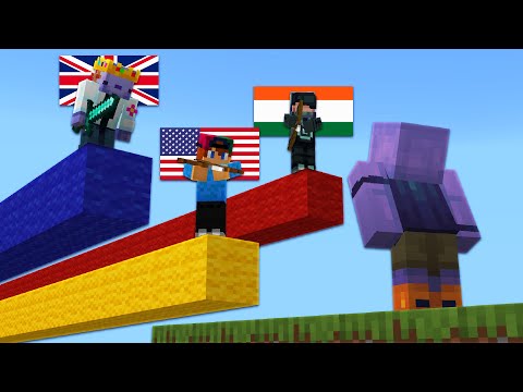 INSANE CHALLENGE: Conquering Every Continent in Minecraft