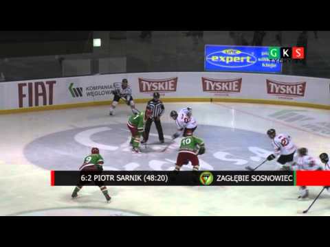 17. kolejka PLH: GKS Tychy - Zagłębie Sosnowiec 8:4. Skrót meczu.