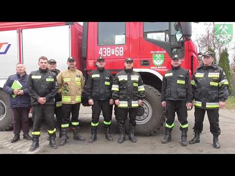 Przedstawiciele PSP odwiedzili strażaków ochotników z gminy Smyków