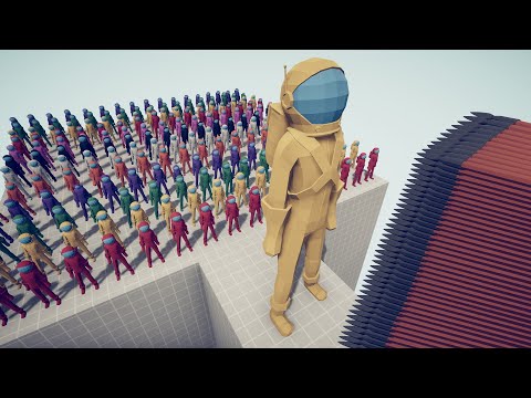 100x AMONG US + GIANT vs EVERY GOD | Totally Accurate Battle Simulator TABS