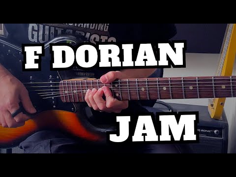 Sweet Groove Guitar Backing Track Jam - F Dorian Mode