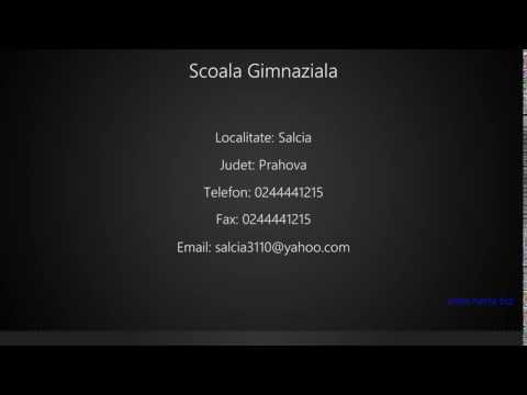 Scoala Gimnaziala Salcia