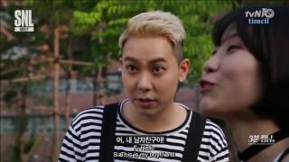 [ENG SUB] AOMG @ SNL Korea 3 Minutes Boyfriend Loco, Gray, Jay Park 160611