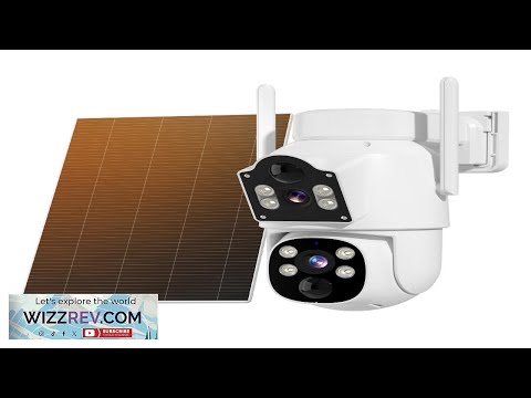 Hiseeu WTDS803 6MP Pixels Solar Powered Dual Lens Wireless WIFI IP Camera