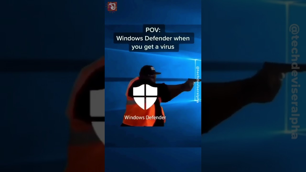 Windows Defender got no chill !!!🥶🥶 #windows10 #gamingsetup #pcmemes #meme #gamingmemes