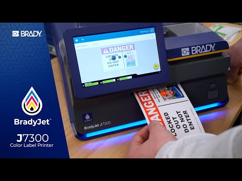 BradyJet J7300 Color Label Printer | Overview