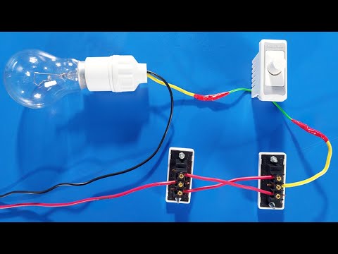 Two way switch wiring practical video
