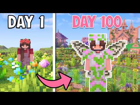 I survived 100 Days as a Fairy in Minecraft