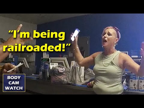 Woman Throws a Fit When Police Discover Her Walmart Scam