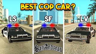 GTA SAN ANDREAS : LSPD VS SFPD VS LVPD (BEST COP C