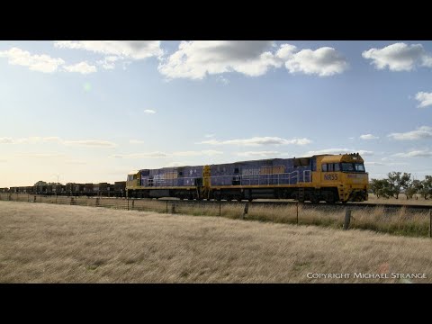 3XM4 Pacific National Steel Train - PoathTV Australian Railways