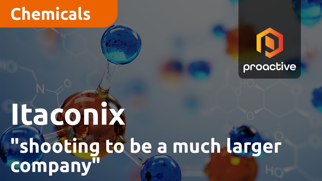 Itaconix "shooting to be a much larger company"