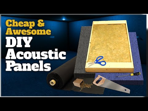 How To Make Your Own Cheap and Awesome Acoustic Panels