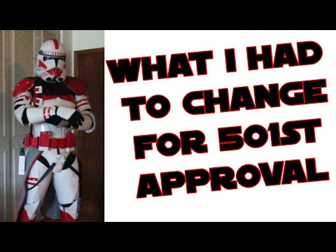 Making Clone Trooper Armor - Episode 13 - Things I've Had to Fix For 501st Approval