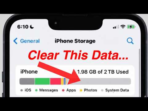 How to delete System Data for FREE on iPhone! (including iOS 26+)