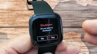 Fitbit Versa 2: How to Turn Off or Restart (
