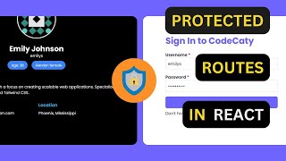 How to create Protected Routes and Authentication with React Router v6 tutorial in Hindi