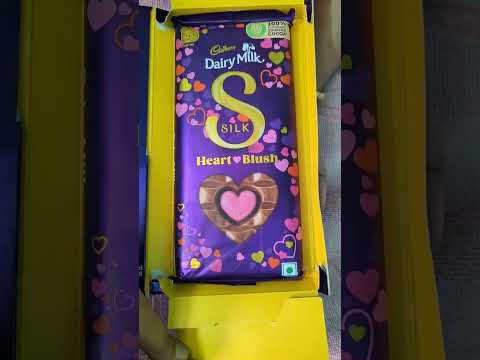 Cadbury dairy milk silk 💓 Heart Blush  chocolate 🍫🍫 Valentine's day spl