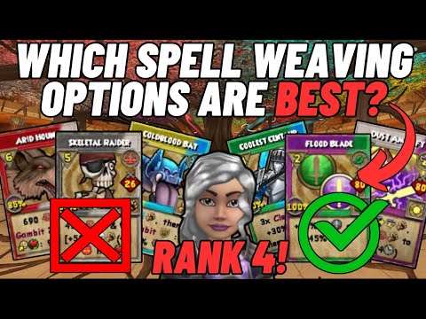 Wizard101| Which Spell Weaving Schools Are BEST For PVE? (RANK 4)