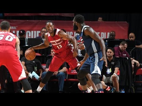 Bam Adebayo vs Wizards (2017 Summer League) - 16 Pts, 7 Rebs!