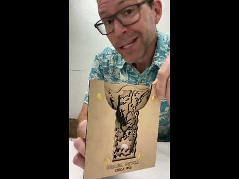 Lasers!  Cutting the Pearl Diver Prototype - Tiki Technical Tuesday 24