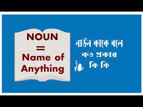নাউন কাকে বলে? নাউন কত প্রকার ও কি ক