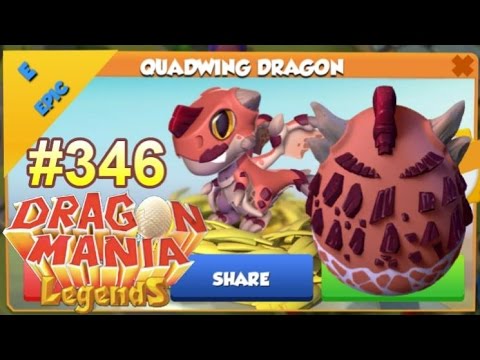 Quadwing Dragon Hatching + MERRY CHRISTMAS EVERYONE! - Dragon Mania Legends #346