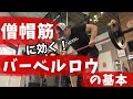 【 ストロングマン トレーニング 】僧帽筋に効く!バーベルロウの正しいやり方とテクニック解説