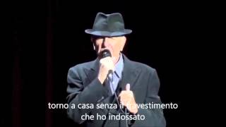 Leonard Cohen - Going home - Live in Dublin (sub ITA)